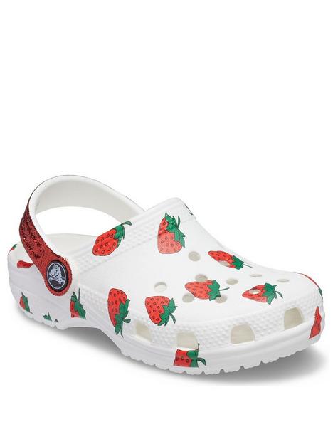 crocs-girlsnbspclassic-clog-strawberry-sandals-white