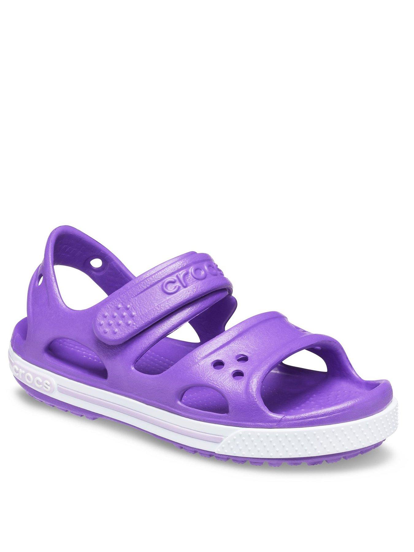 Kids Girls Crocband Ll Sandals - Purple