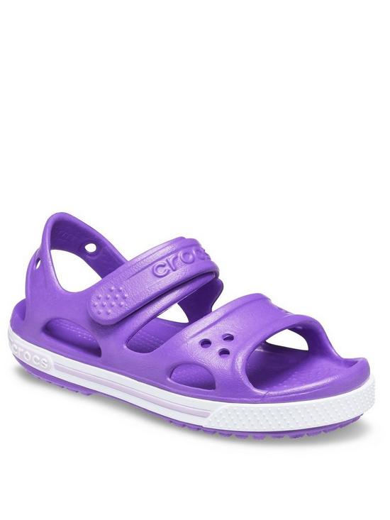 front image of crocs-girlsnbspcrocband-ll-sandals-purple