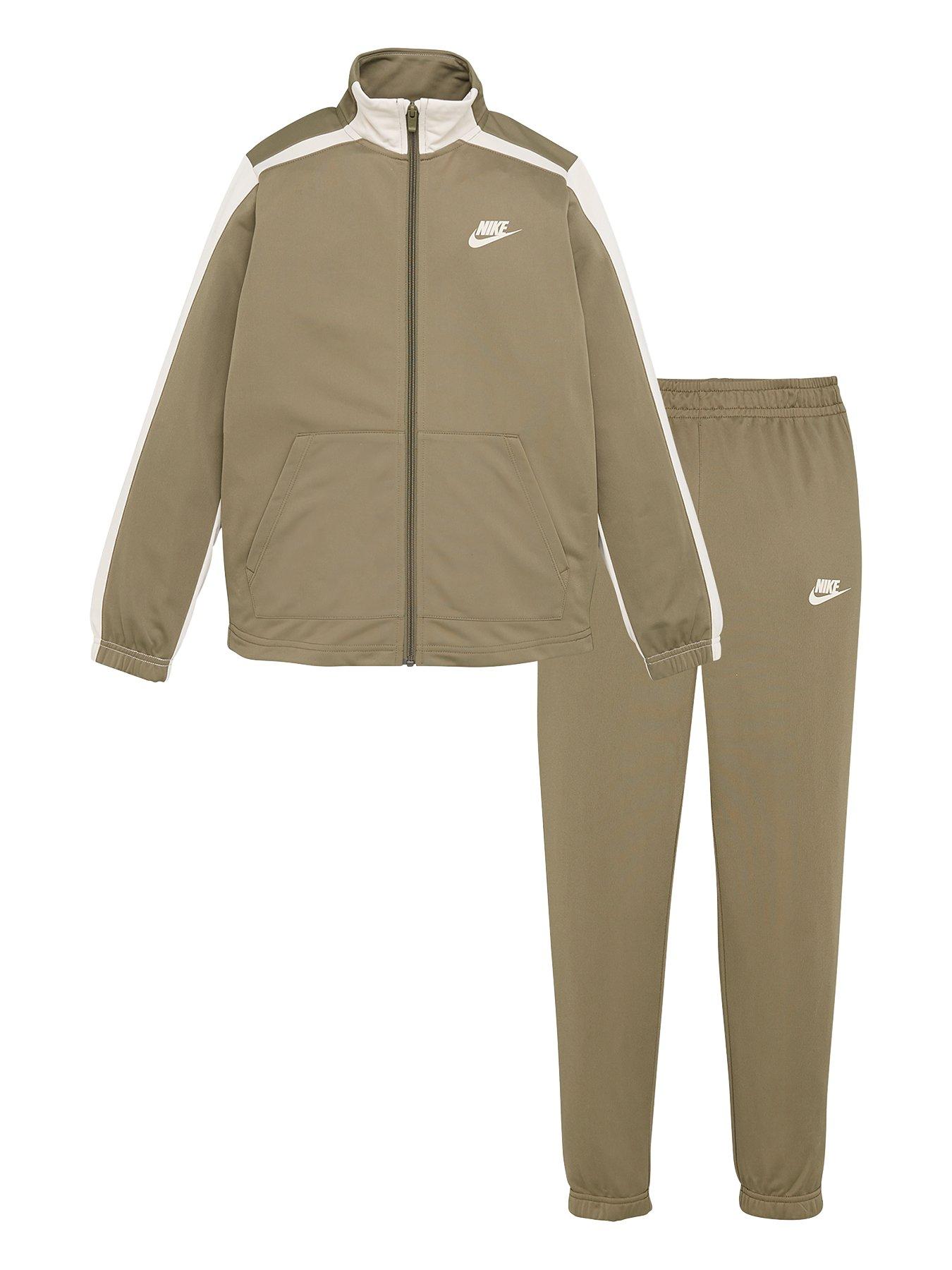 Nike U NSW Poly Tracksuit - Khaki | very.co.uk