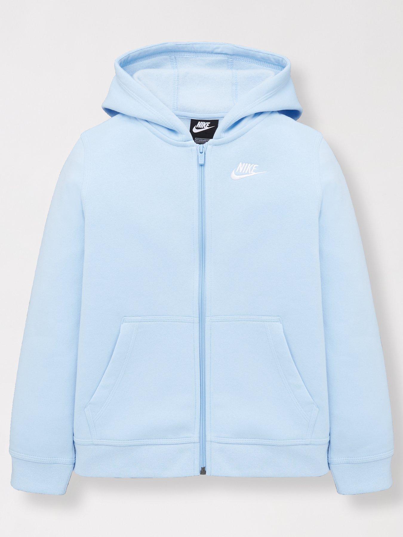 nike club full zip hoodie