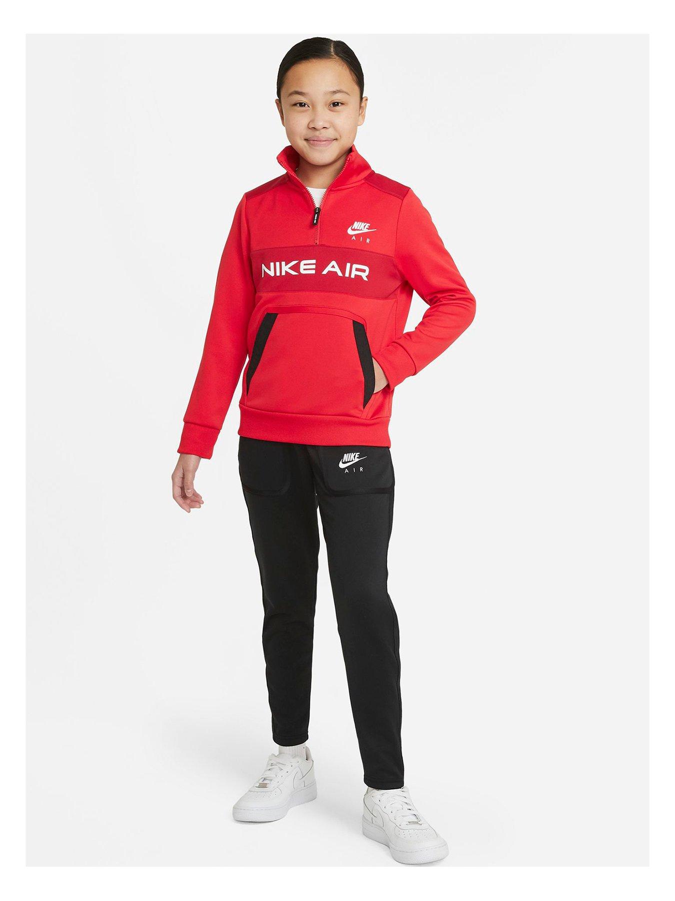 nike air tracksuit red