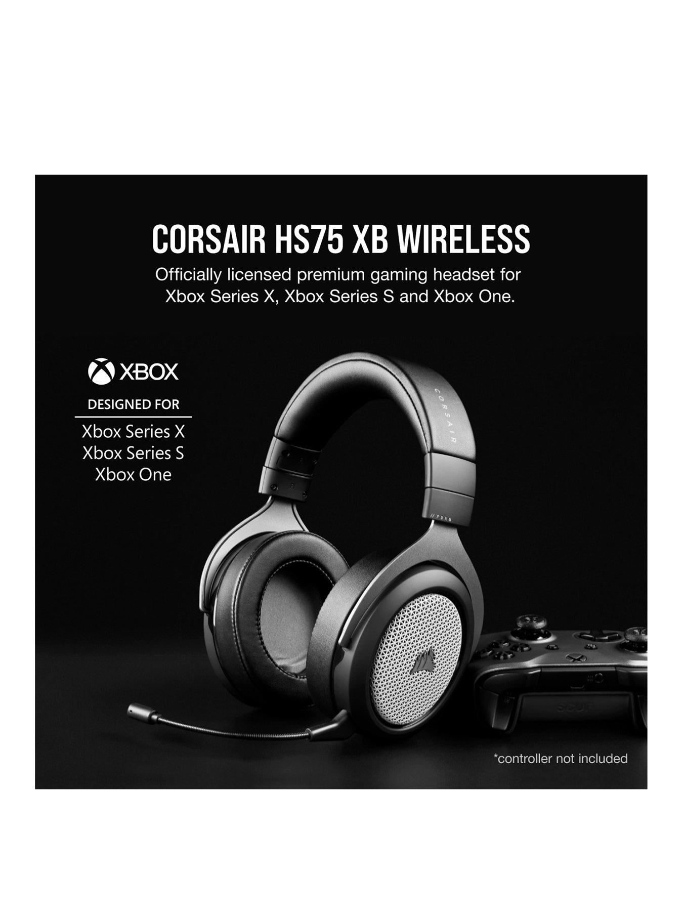 CORSAIR HS75 XB WIRELESS Gaming Headset for Xbox Series X, Series S, and Xbox One very.co.uk