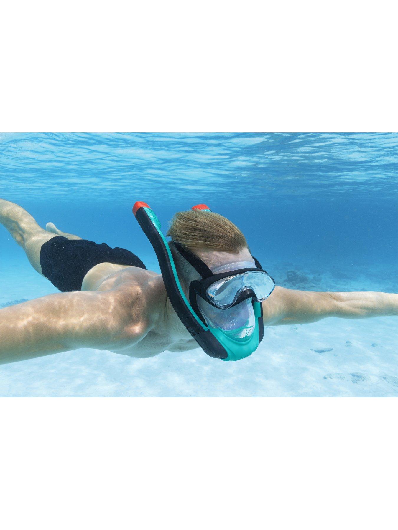 Image 4 of 6 of Bestway Hydro-Pro SeaClear Flowtech Snorkeling Mask L/XL