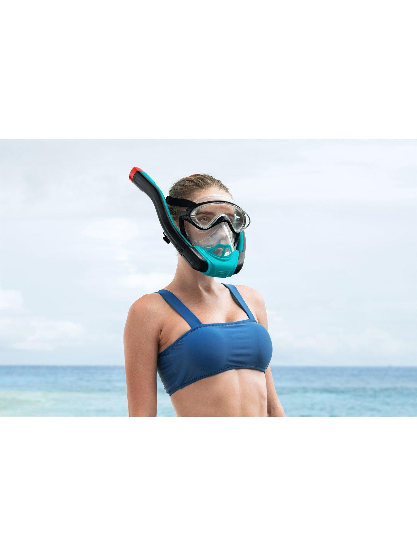 Image 5 of 6 of Bestway Hydro-Pro SeaClear Flowtech Snorkeling Mask L/XL