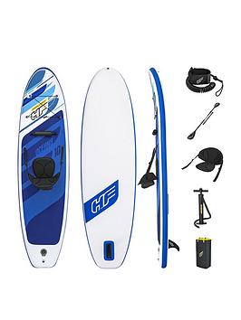 Bestway Hydro-Force Sup Oceana Convertible Stand Up Paddle Board Set With Hand Pump And Travel Bag (10Ft)
