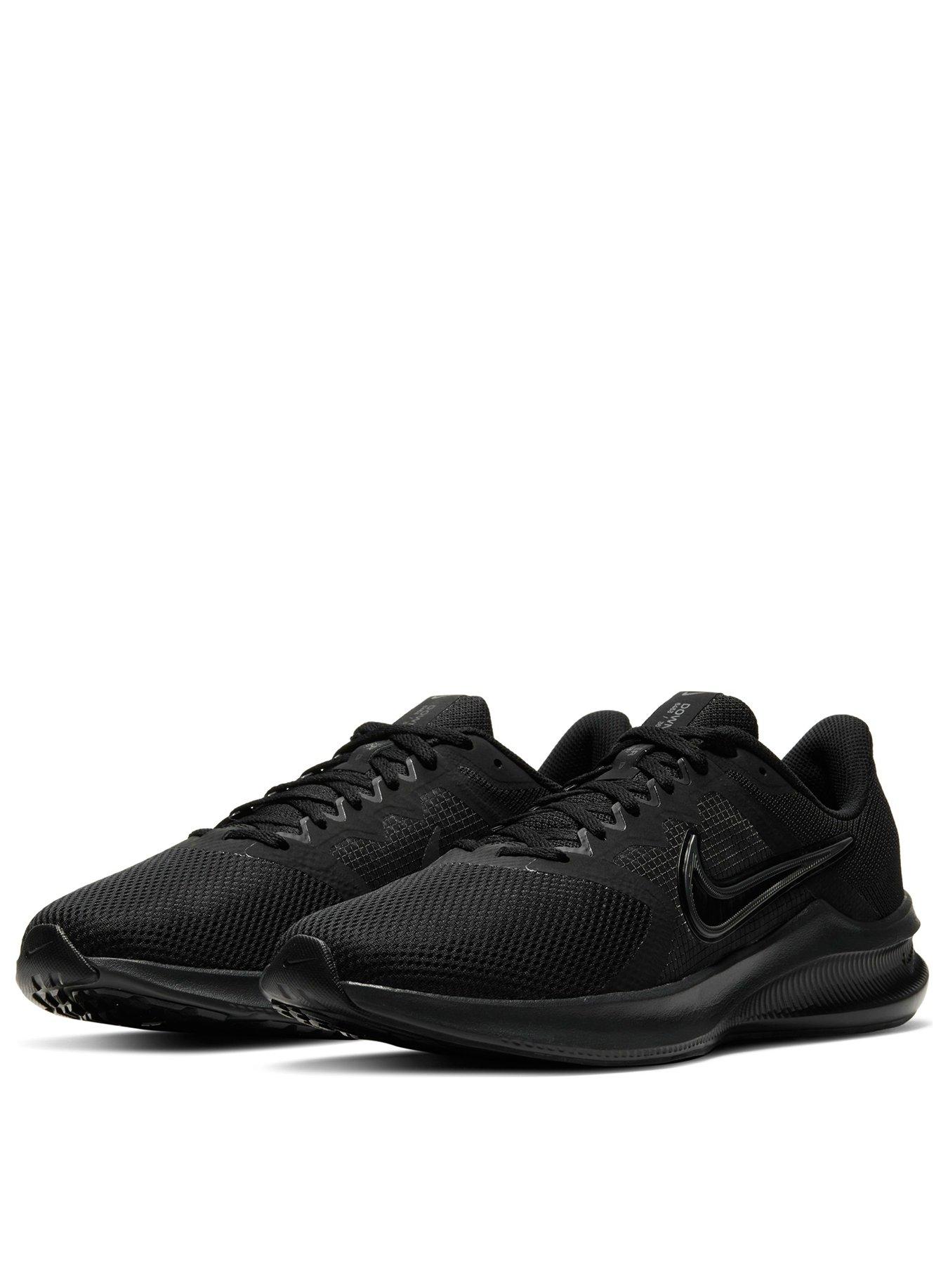 nike downshifter triple black