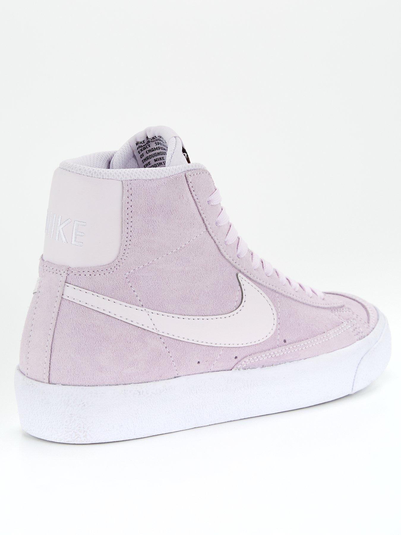 Nike Blazer Mid 77 Suede Junior Trainers - Violet | very.co.uk