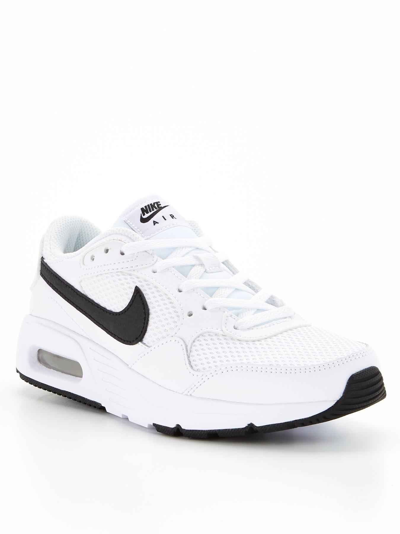 Nike air max cheap trainers black and white