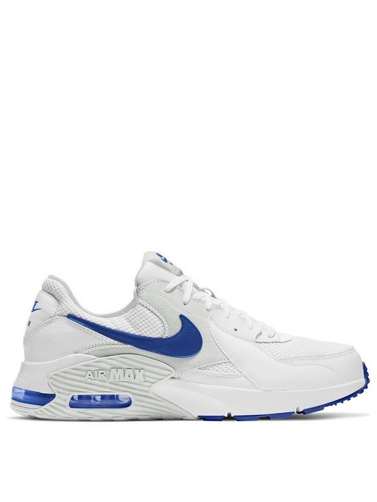front image of nike-air-max-excee-whiteblue