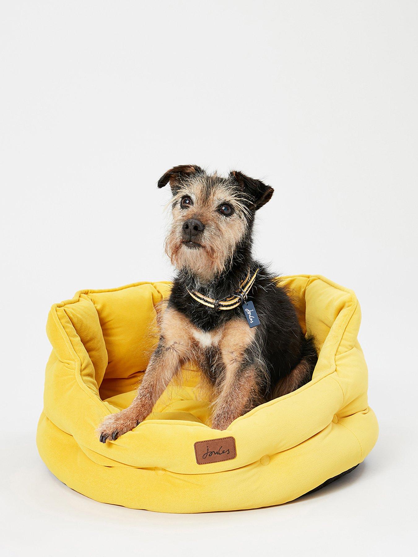 Joules Chesterfield Pet Bed Yellow very.co.uk