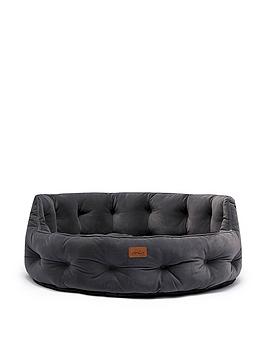 Product photograph of Joules Chesterfield Pet Bed - Large from very.co.uk