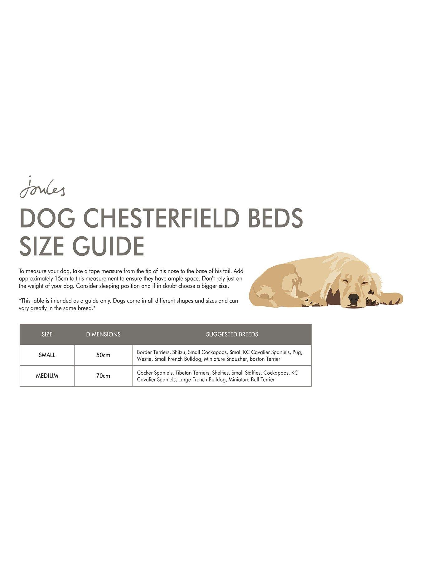 Dog hotsell bed chesterfield