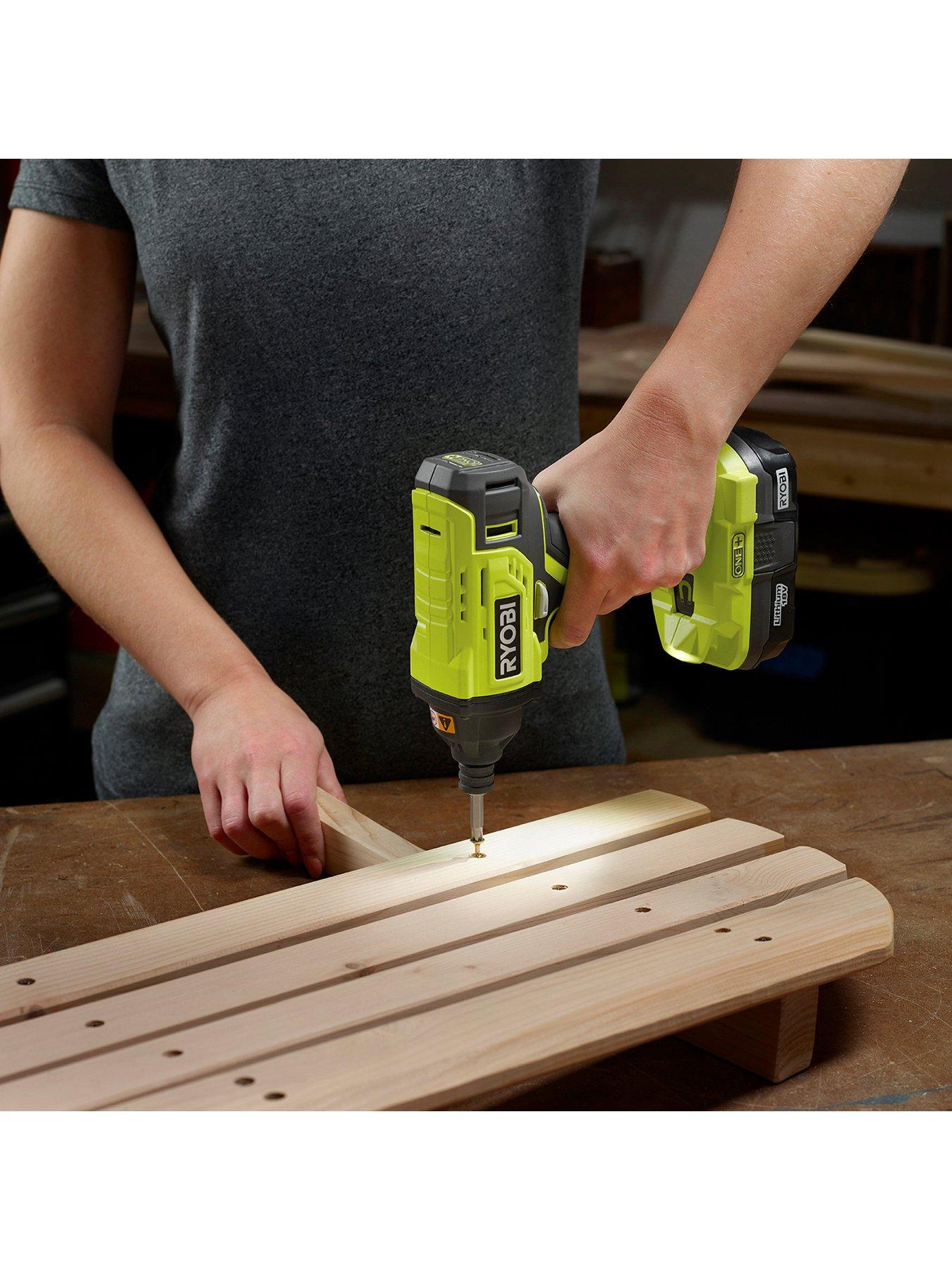 Ryobi 18v one+ impact deals wrench starter kit