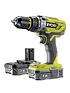  image of ryobi-r18pd31-215s-18v-one-cordless-compact-combi-drill-starter-kit-withnbsp2x-15ah-batteries