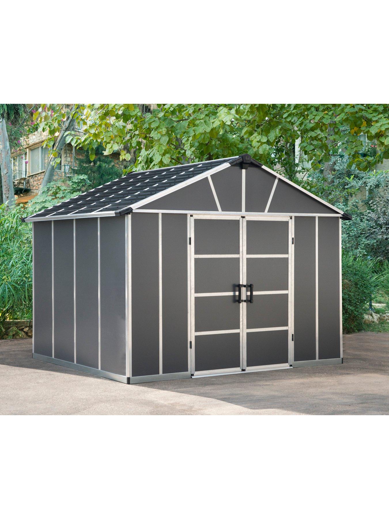 Image 2 of 6 of Canopia by Palram Yukon 11X9 Dark Grey Shed