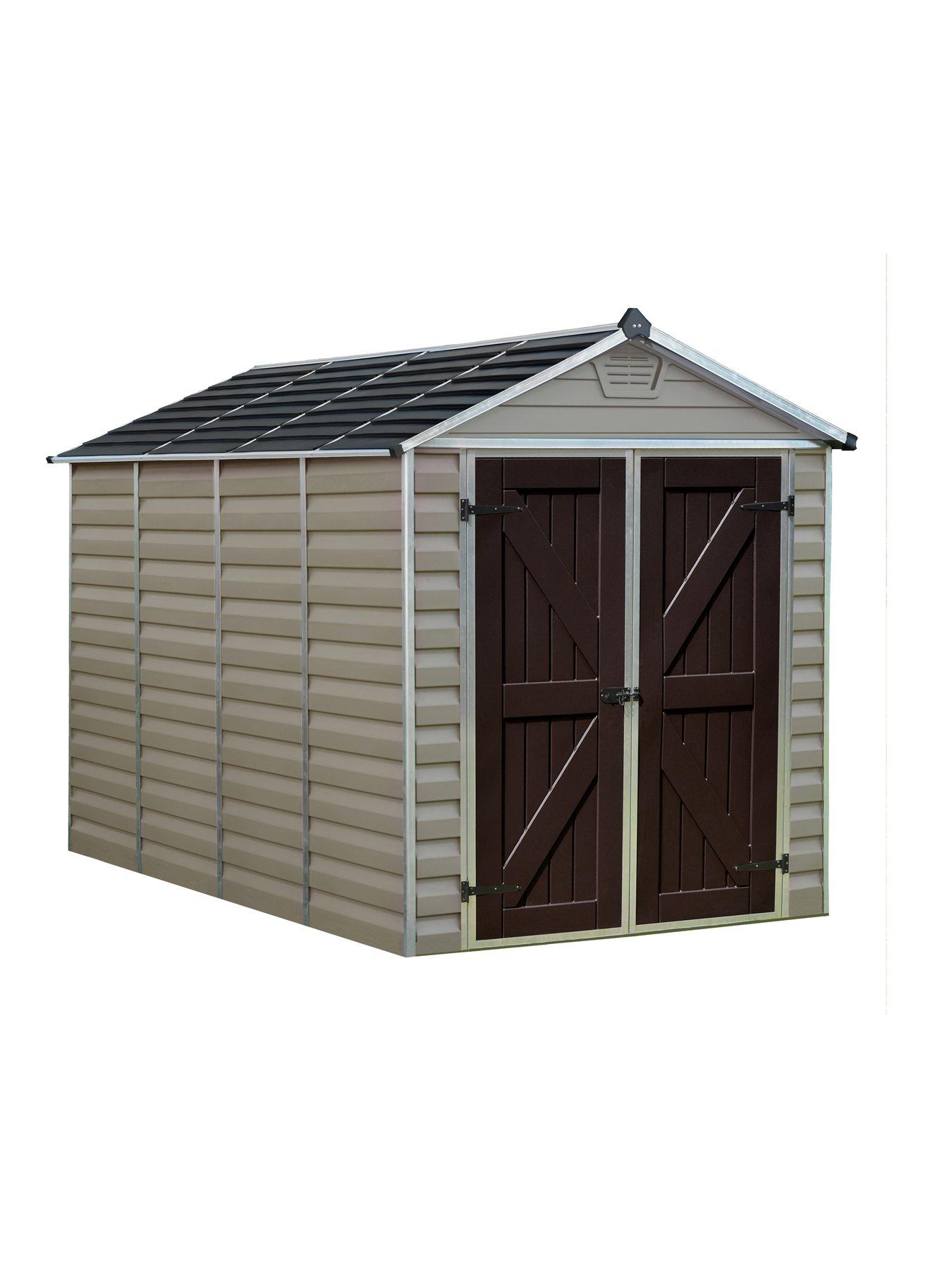 Image 2 of 4 of Canopia by Palram Skylight Shed 6X10 Tan