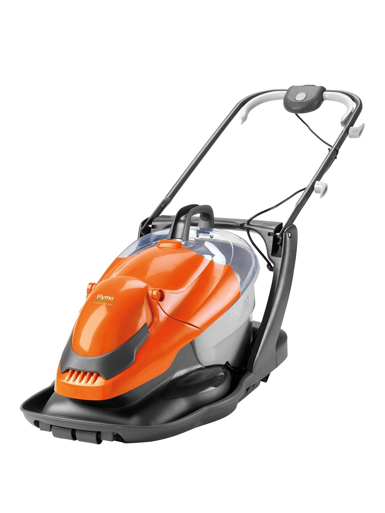 Product photograph of Flymo Easiglide Plus 360v Corded Hover Collect Lawnmower from very.co.uk