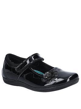 hush puppies jessica patent mary jane back to school shoes - black