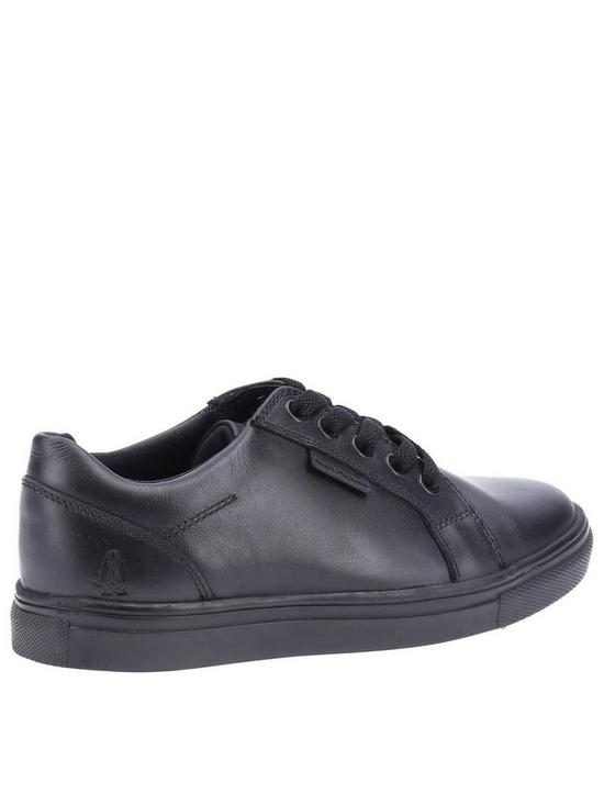stillFront image of hush-puppies-sam-back-to-schoolnbsplace-trainers-black