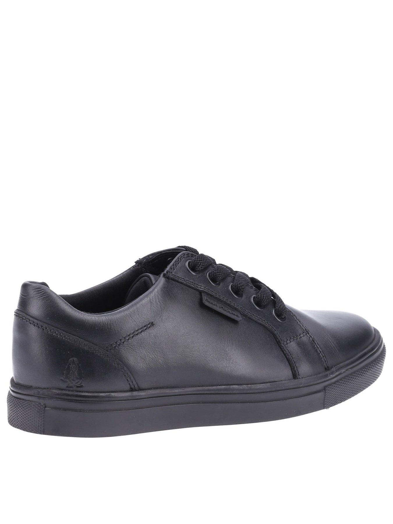 Image 2 of 4 of Hush Puppies Sam Back To School&nbsp;Lace Trainers - Black