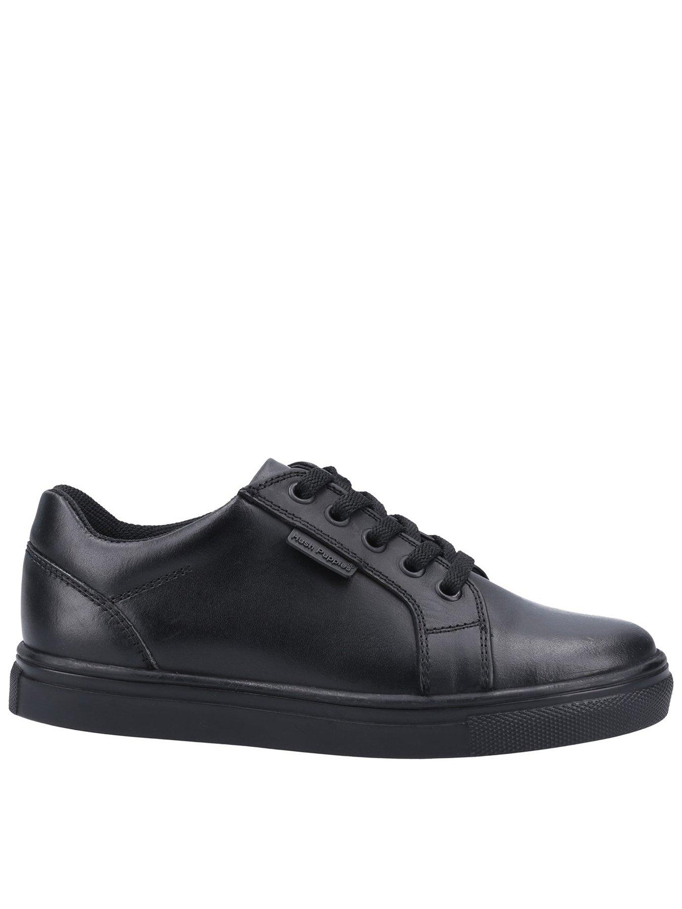 Image 3 of 4 of Hush Puppies Sam Back To School&nbsp;Lace Trainers - Black