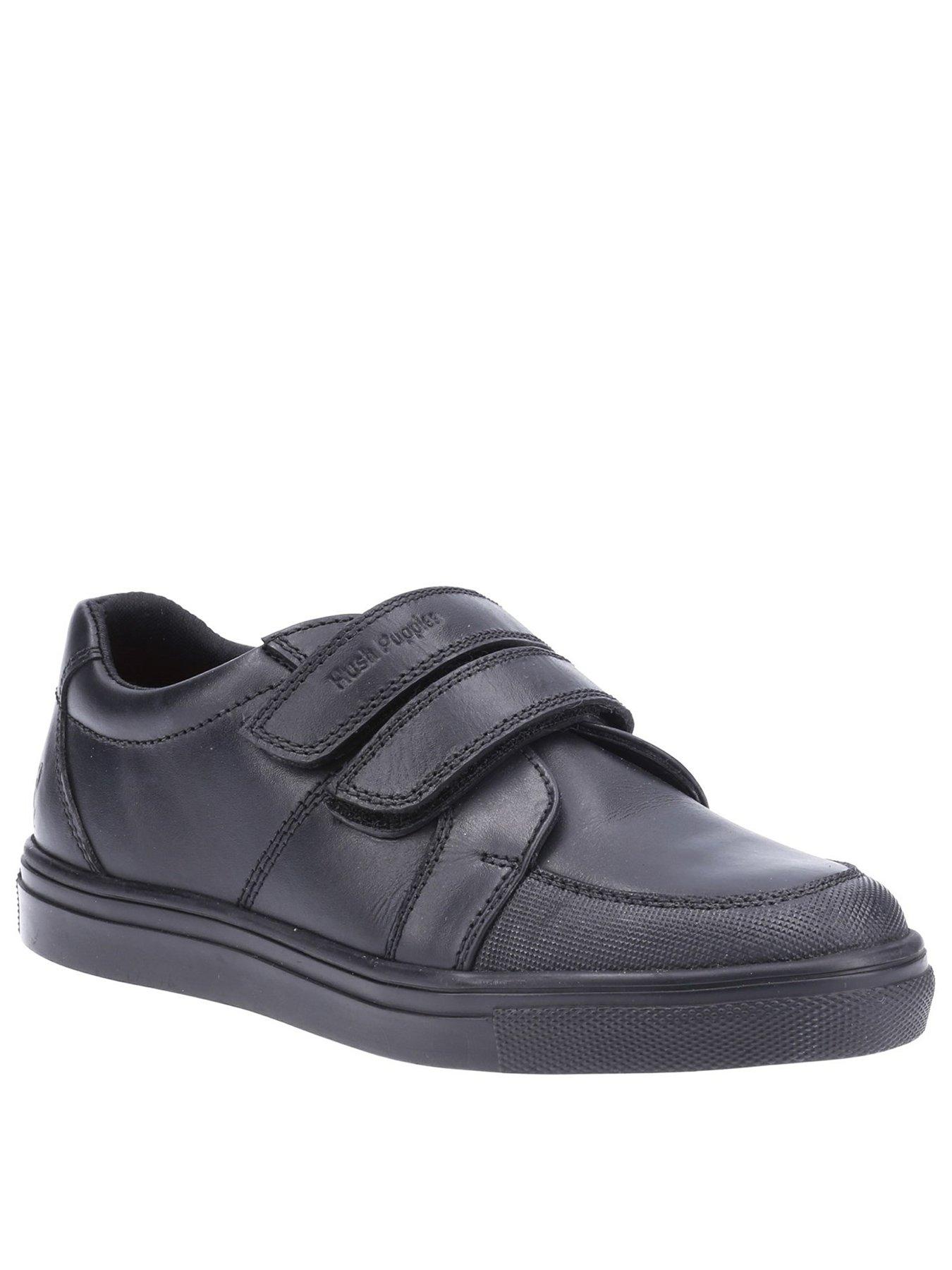 Kids Boys Santos Strap Back To School Shoes - Black