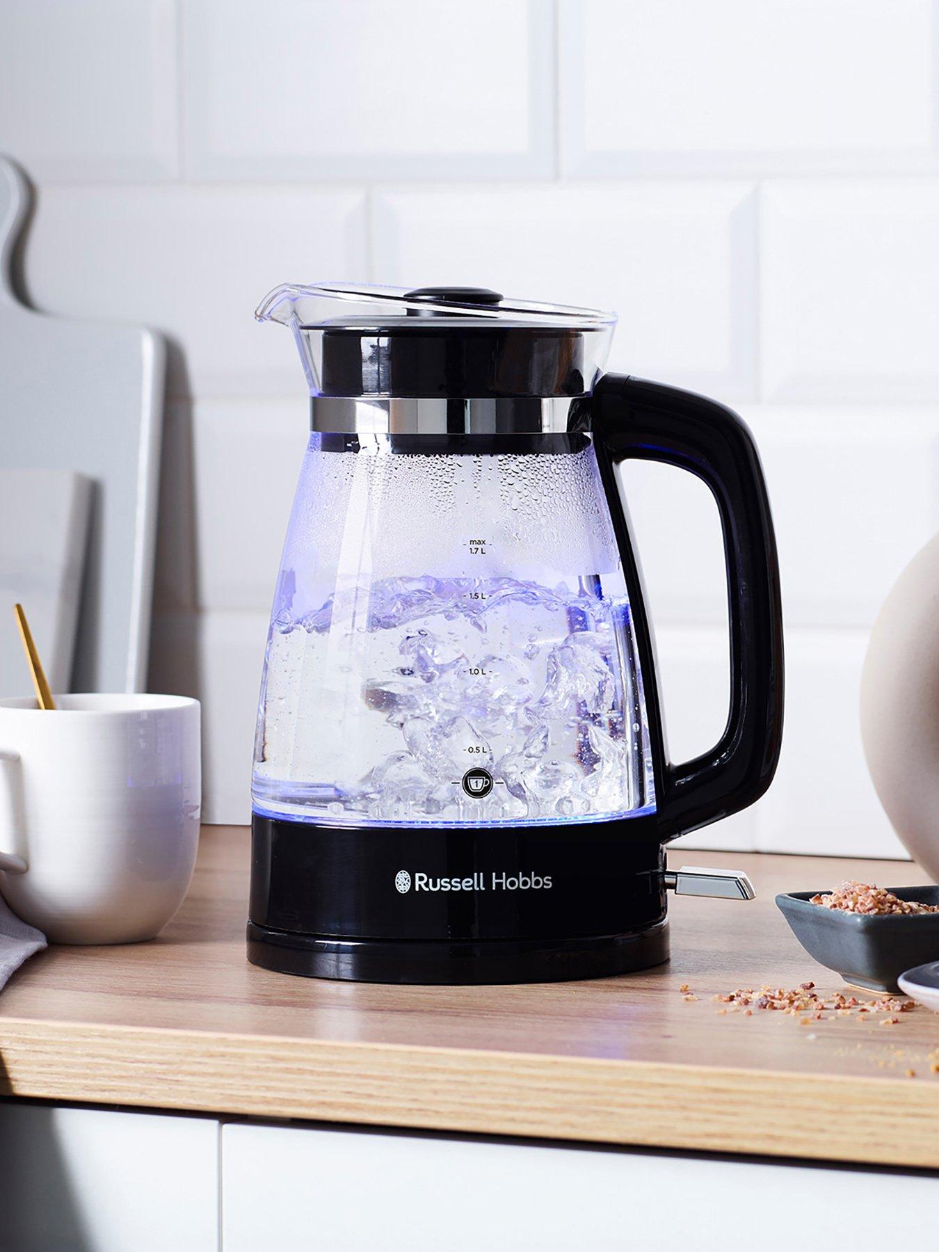 Image 4 of 7 of Russell Hobbs Hourglass Black Glass Kettle - 26080