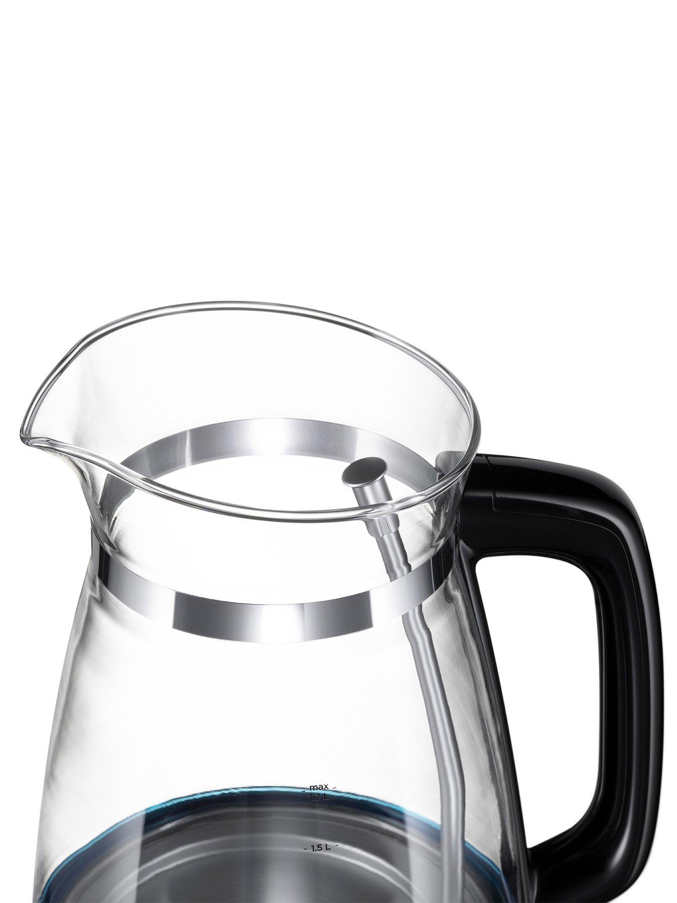 Image 5 of 7 of Russell Hobbs Hourglass Black Glass Kettle - 26080