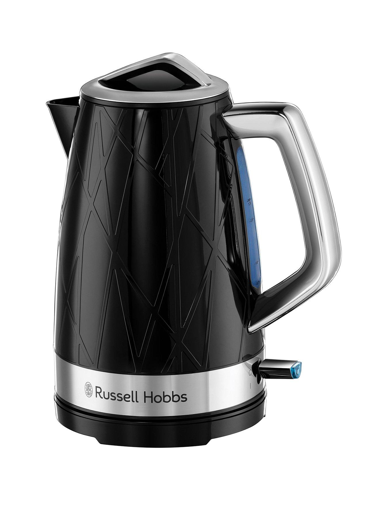 Russell Hobbs Structure Black Plastic Kettle 28081 very.co.uk