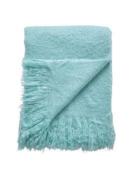 Product photograph of Cascade Home Meadow Fringe Throw from very.co.uk