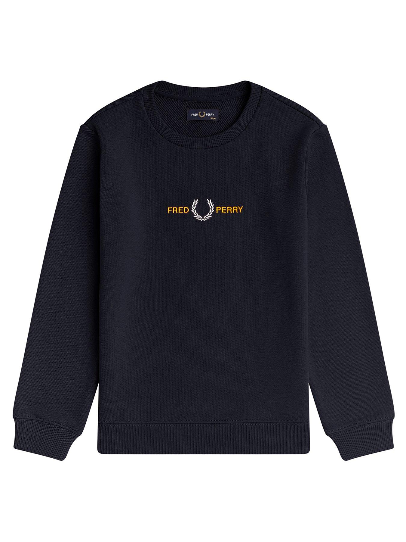 fred perry boys sweatshirts