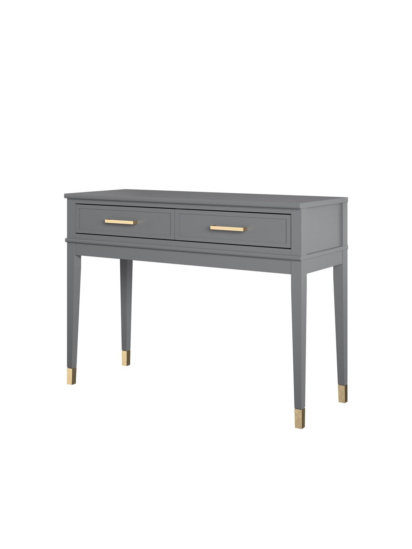 Image 5 of 6 of CosmoLiving by Cosmopolitan Westerleigh Console Table- Graphite Grey
