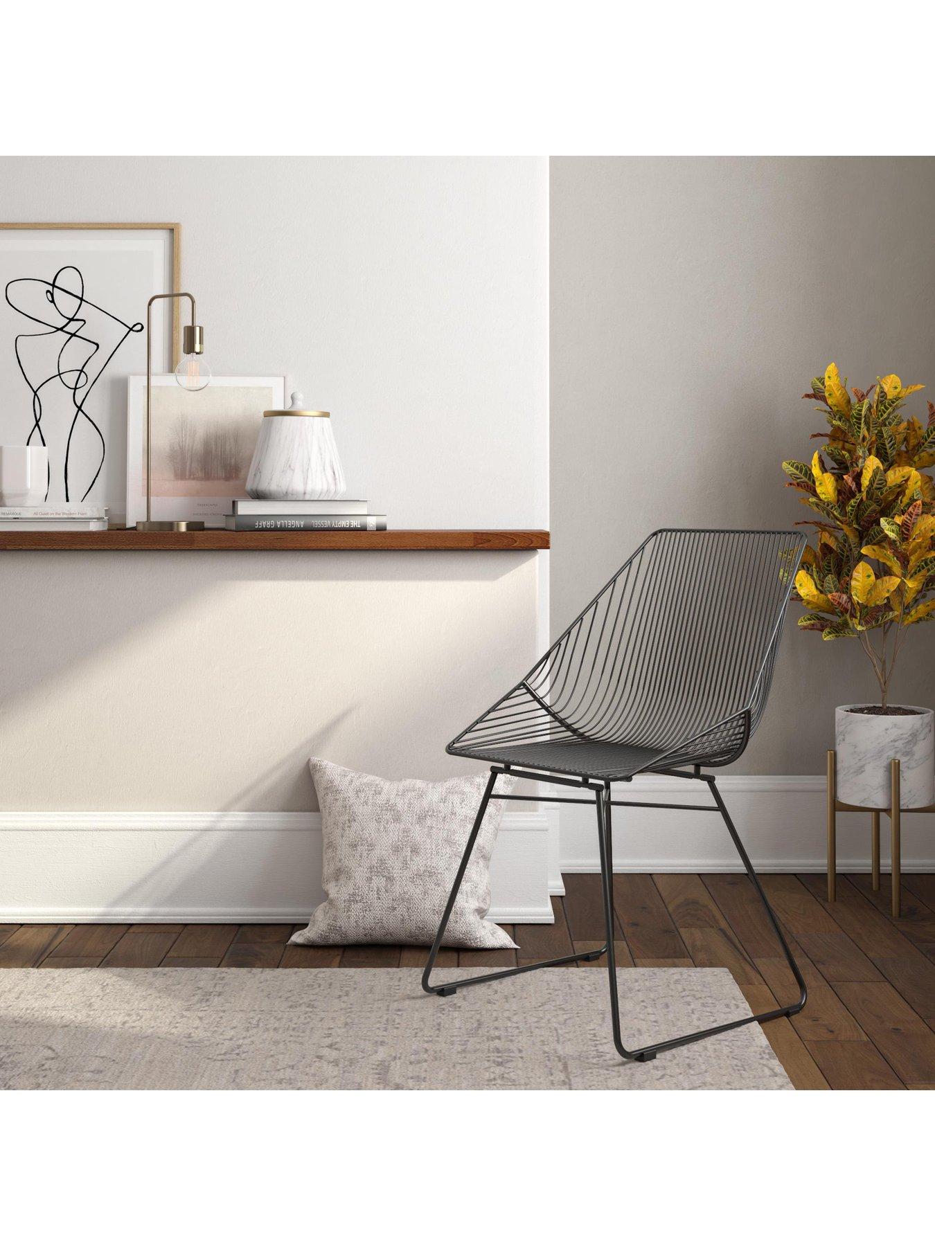 CosmoLiving by Cosmopolitan Ellis Accent/dining Chair- Black