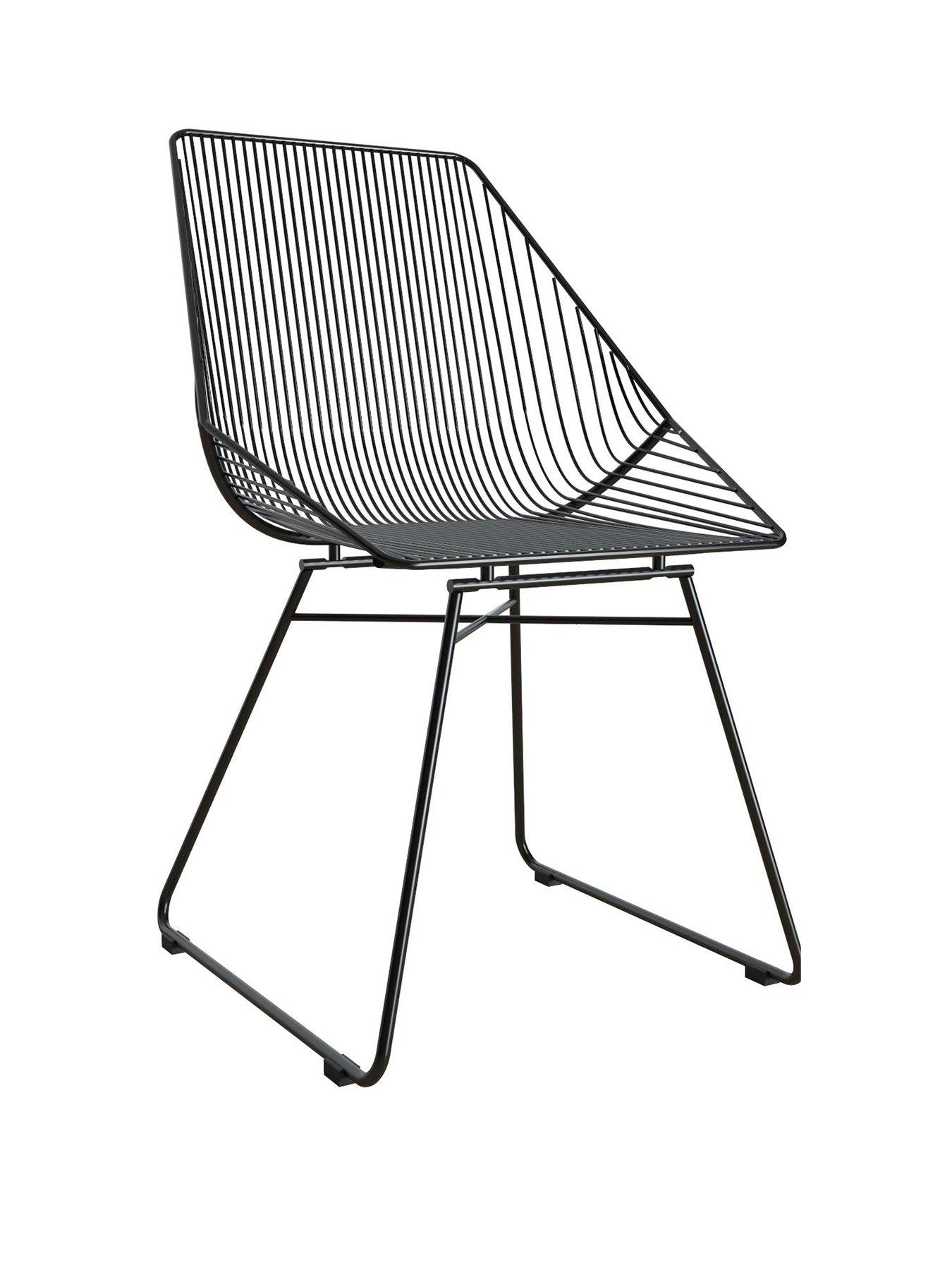 Image 2 of 6 of CosmoLiving by Cosmopolitan Ellis Accent/dining Chair- Black