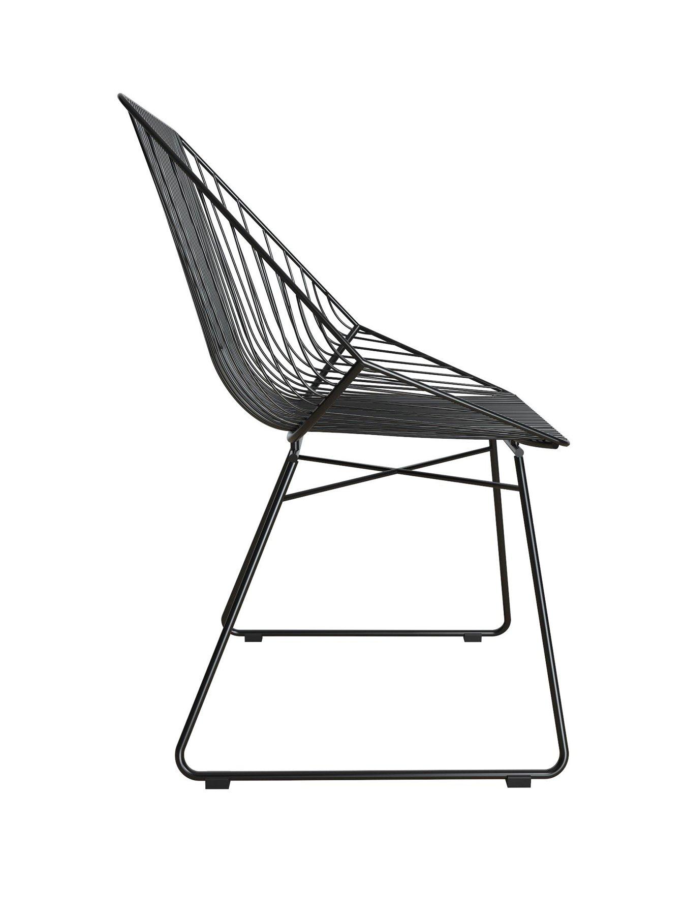 Image 3 of 6 of CosmoLiving by Cosmopolitan Ellis Accent/dining Chair- Black