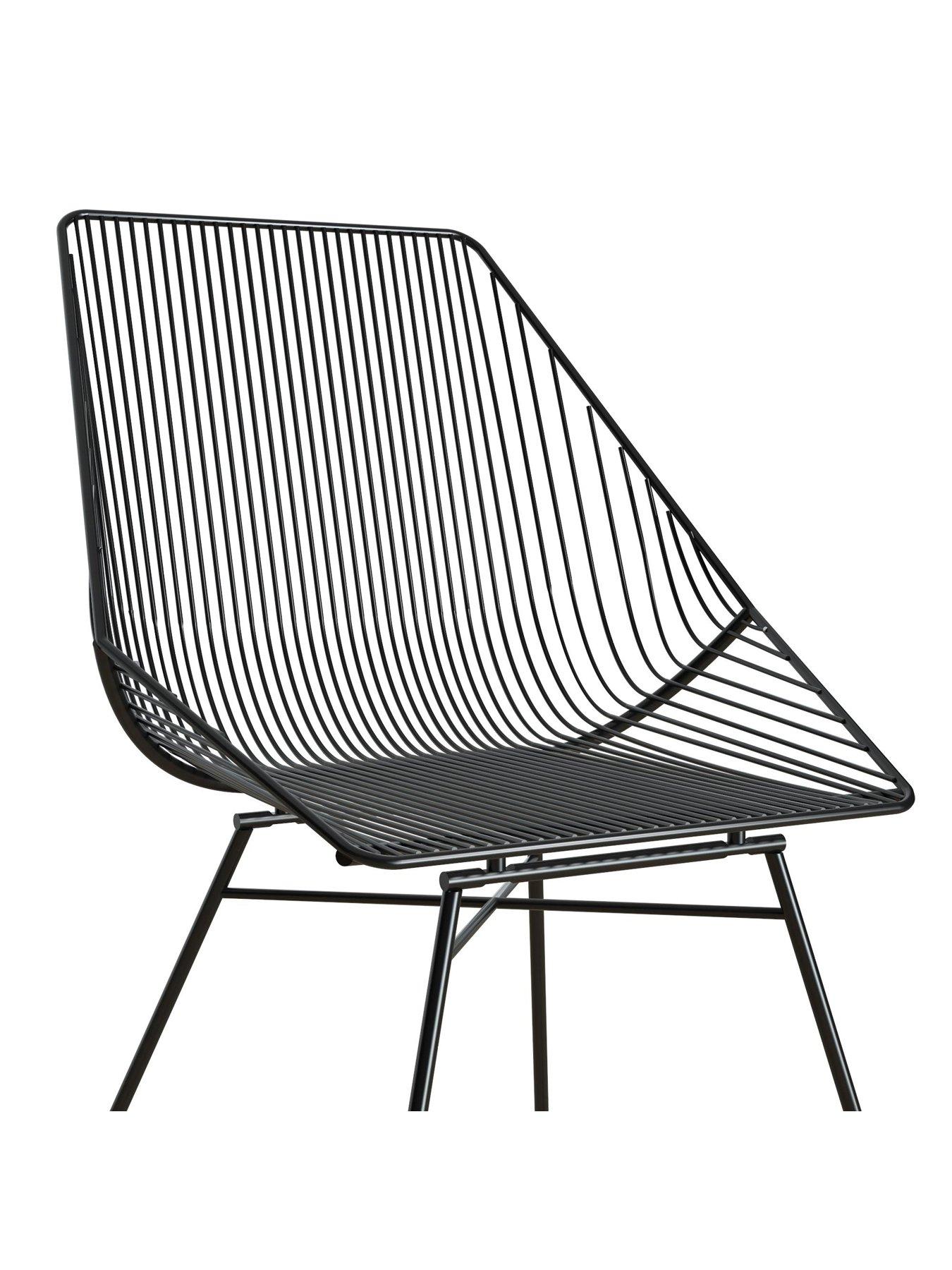 Image 4 of 6 of CosmoLiving by Cosmopolitan Ellis Accent/dining Chair- Black
