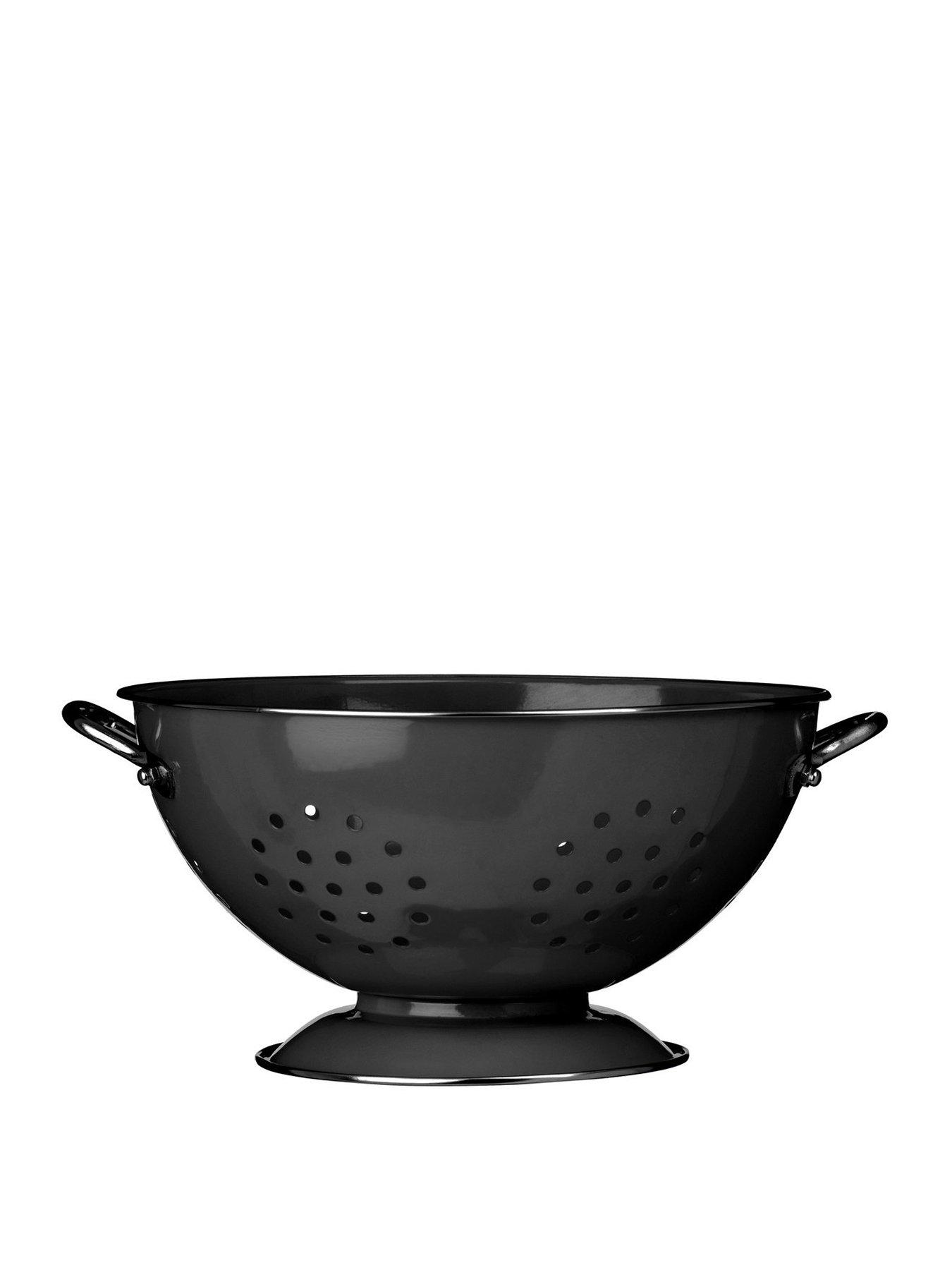 Product photograph of Premier Housewares Colander - Black from very.co.uk
