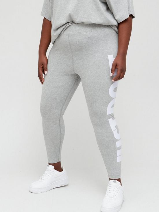 front image of nike-nsw-curve-essential-just-do-itnbspleggings-grey-heather