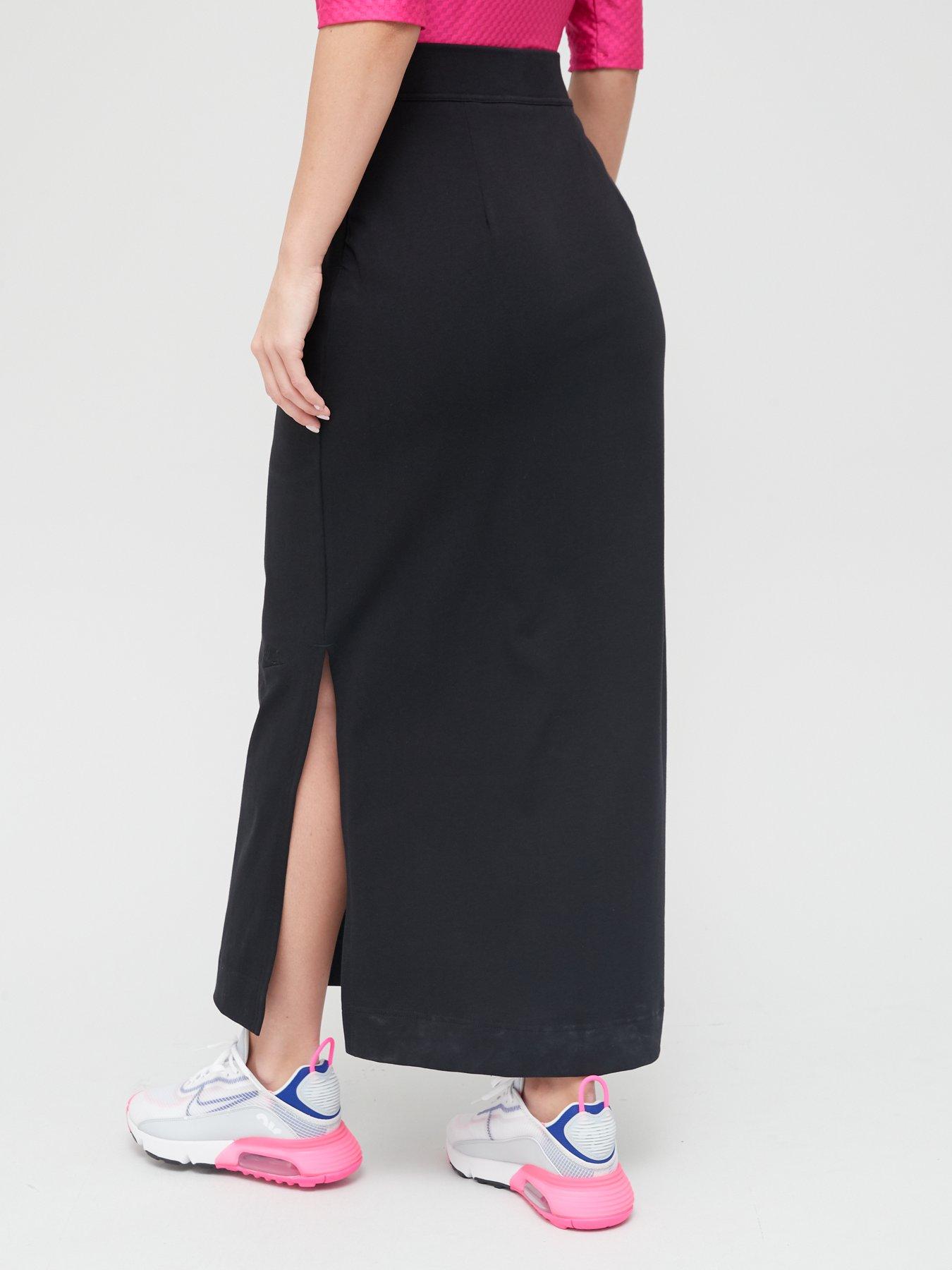 Nike NSW Maxi Skirt - Black | very.co.uk