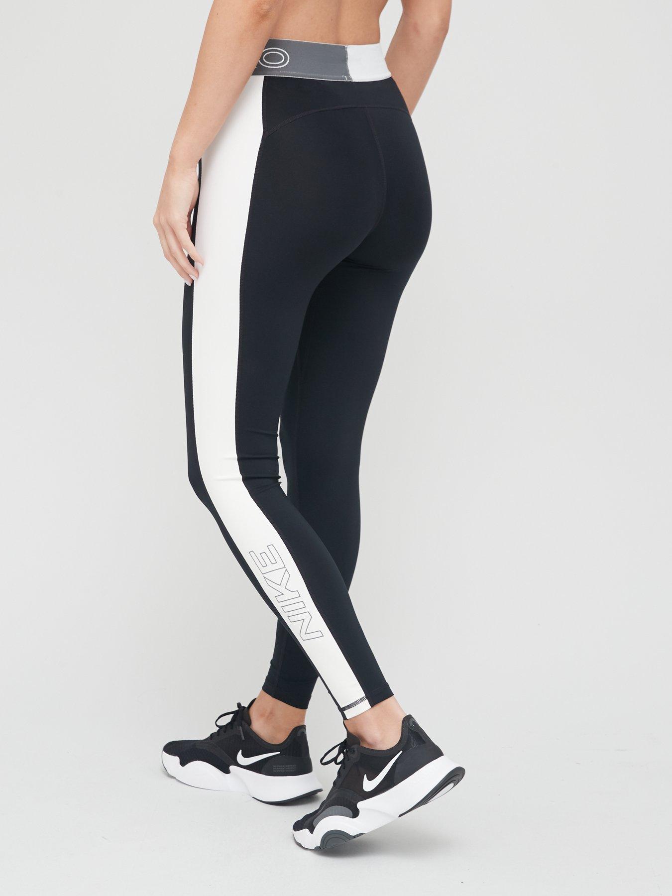 nike pro training leggings grey