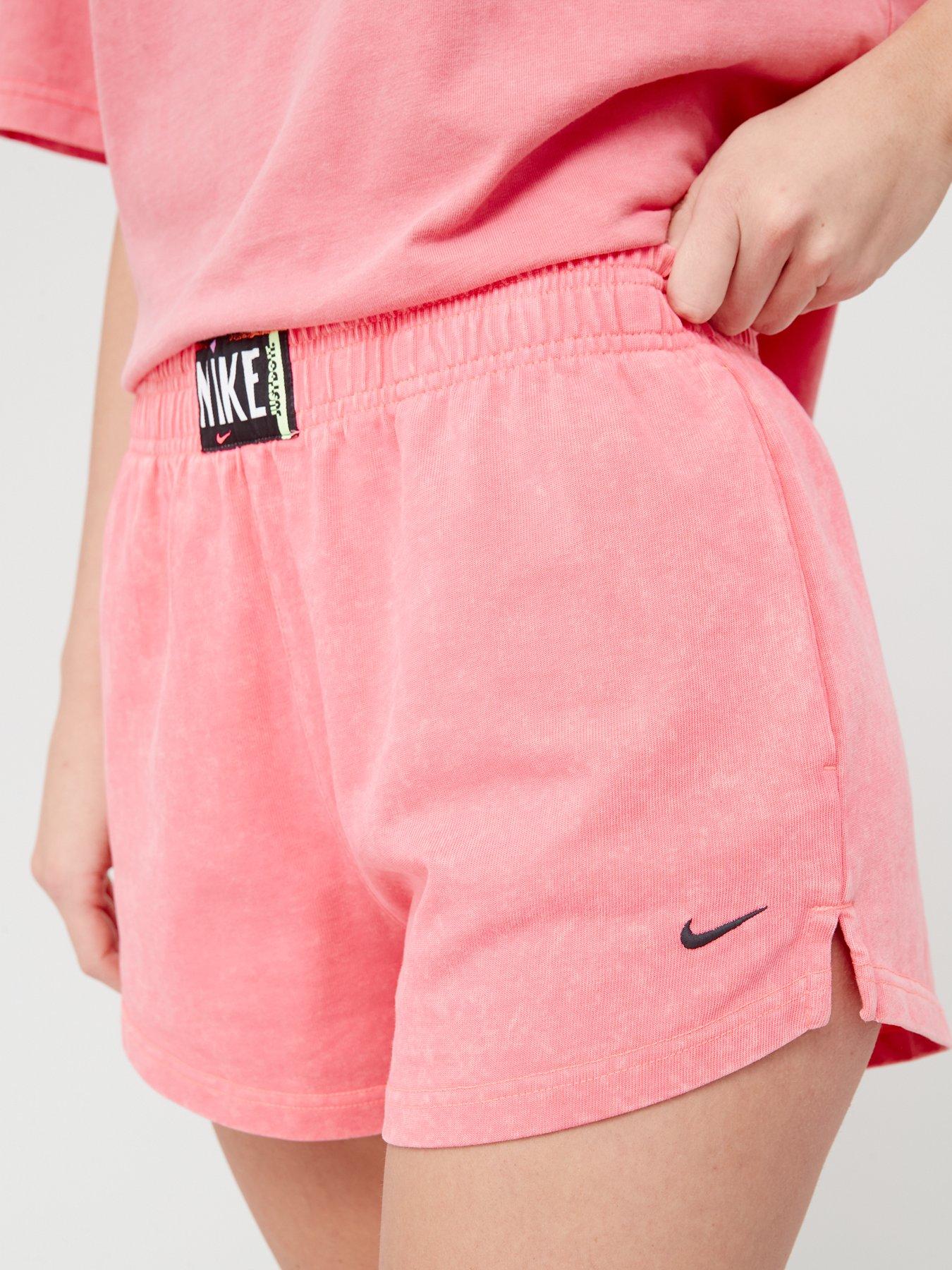  NSW Wash Effect Shorts - Pink