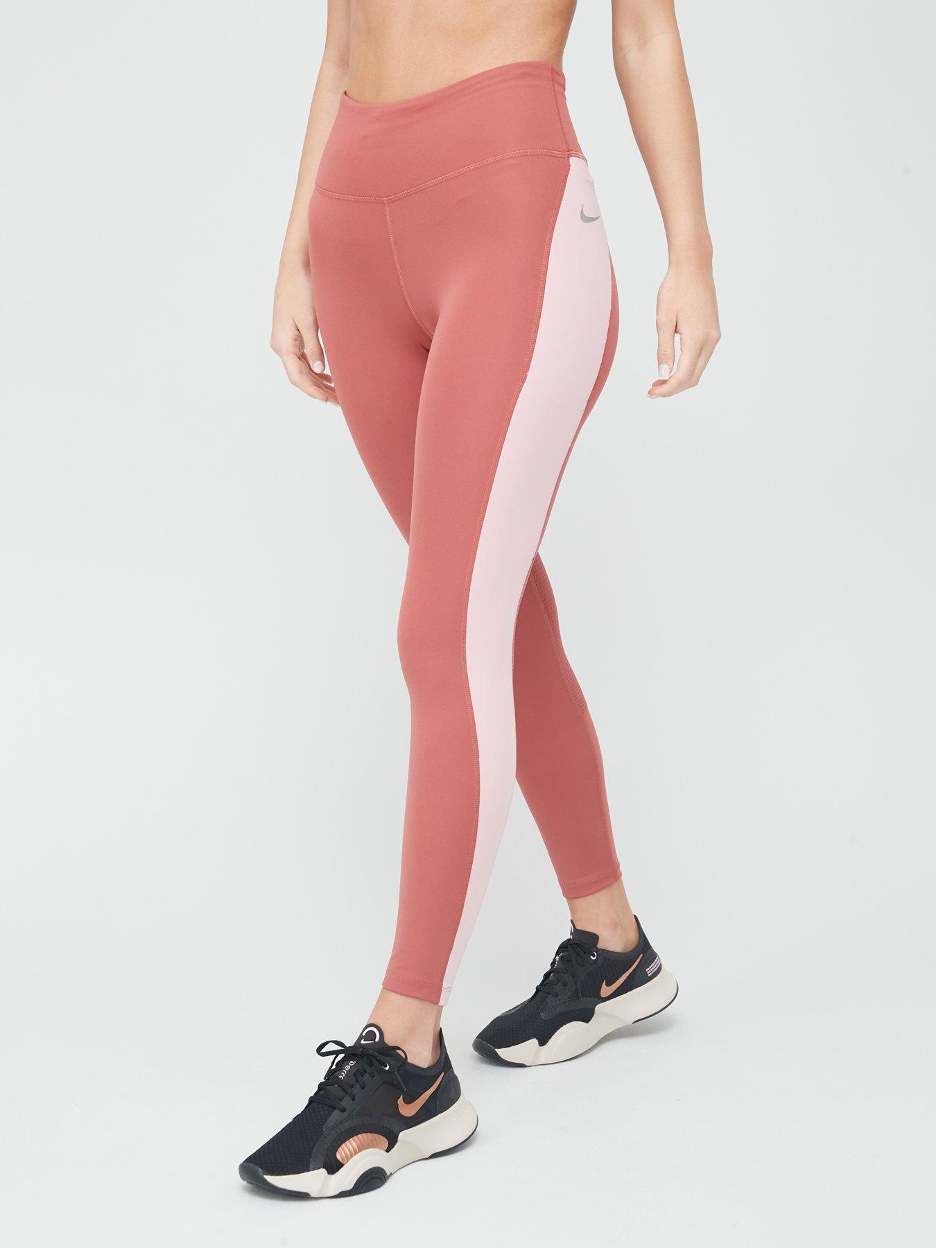 Red nike workout leggings hotsell