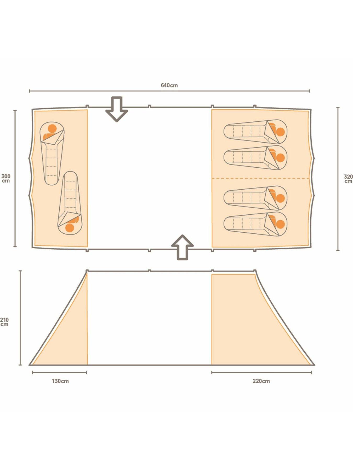 Image 7 of 7 of Regatta Karuna Vis-a-Vis 6 Man Tent