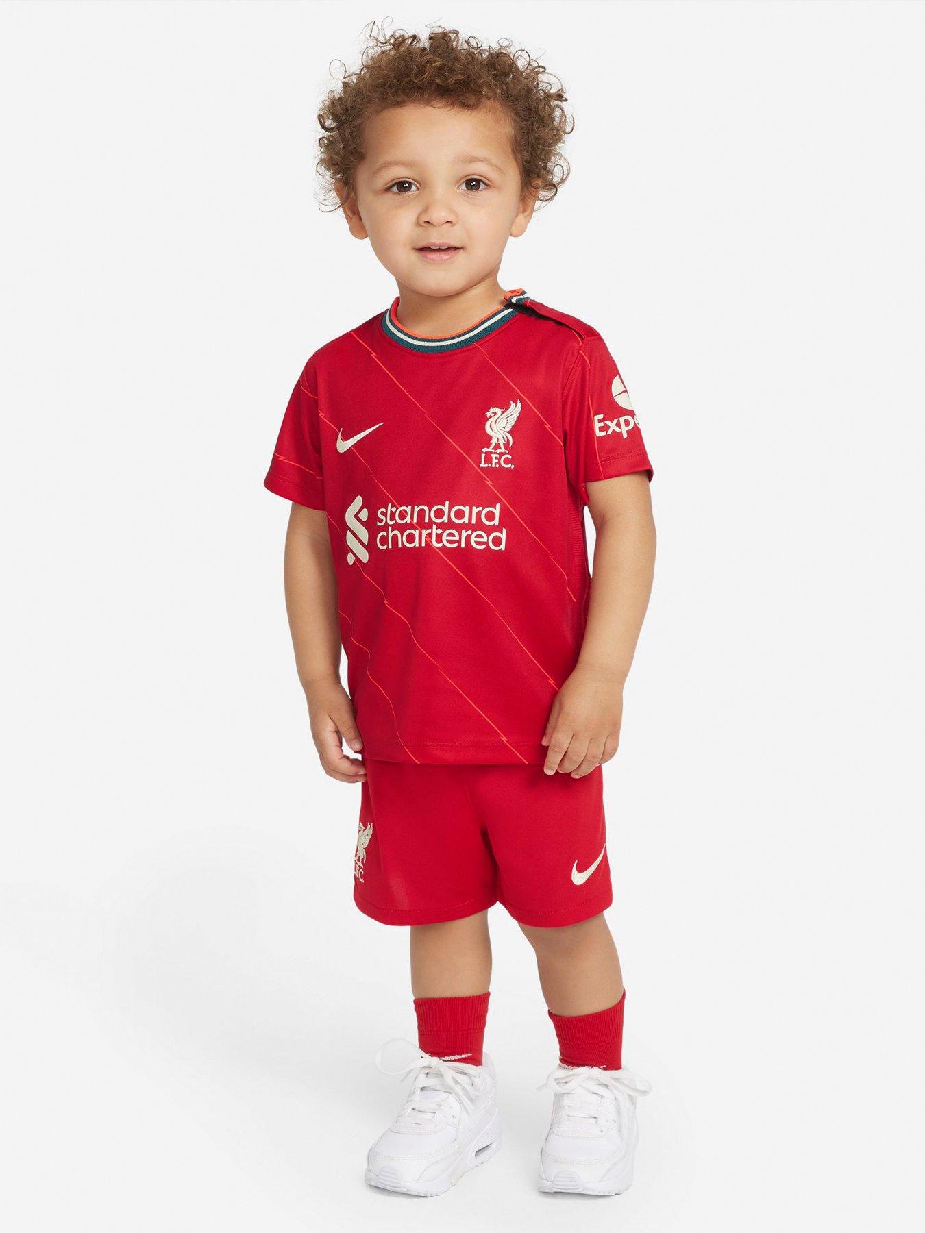 Nike Liverpool Fc Infant 21 22 Home Kit Red Very