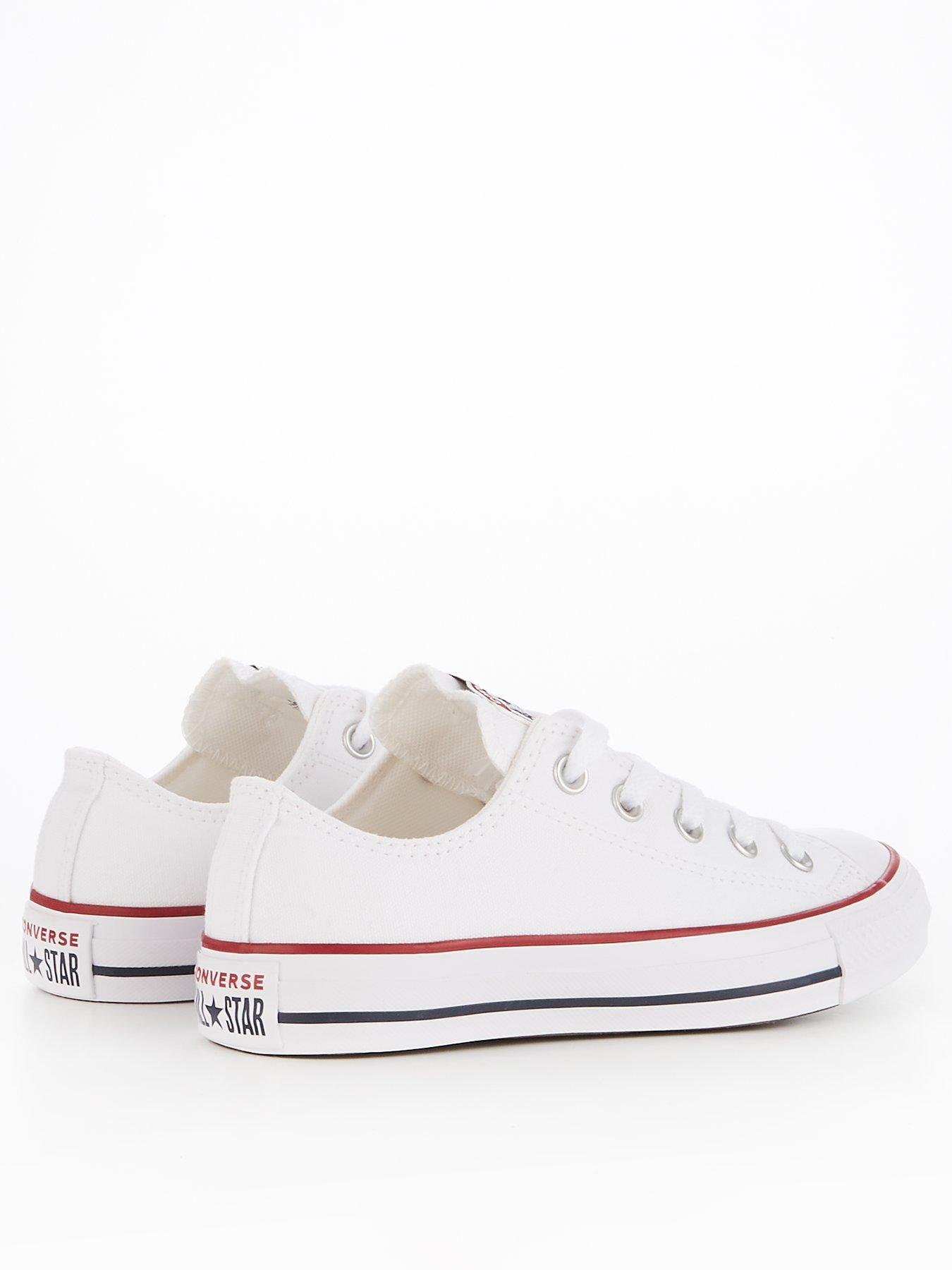 Image 3 of 7 of Converse Unisex&nbsp;Wide Fit Ox Trainers - White