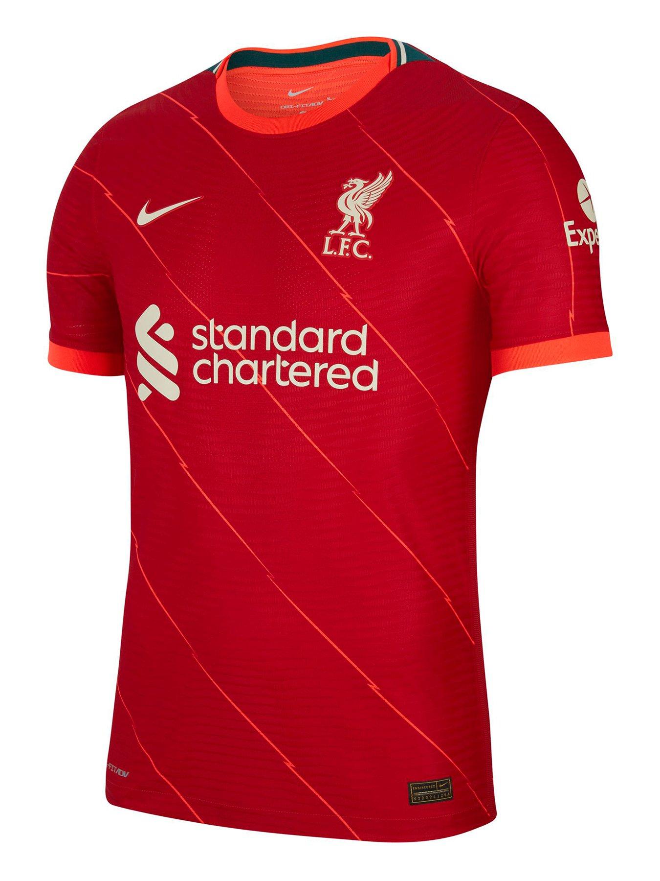  Men's Liverpool Home 21/22 Short Sleeved Vapor Shirt - Red