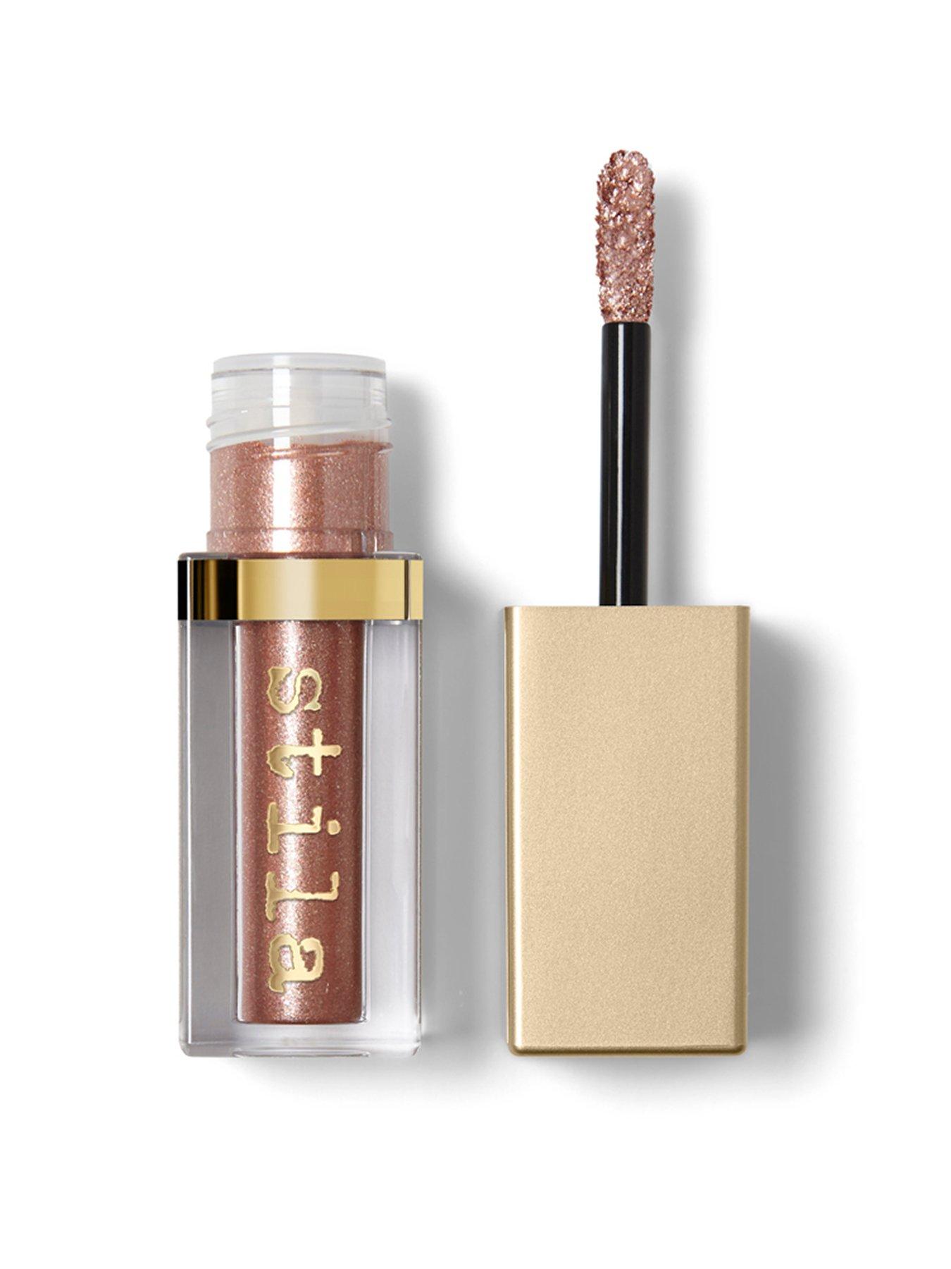 Stila Magnificent Metals Glitter & Glow Liquid Eye Shadow-Black Black