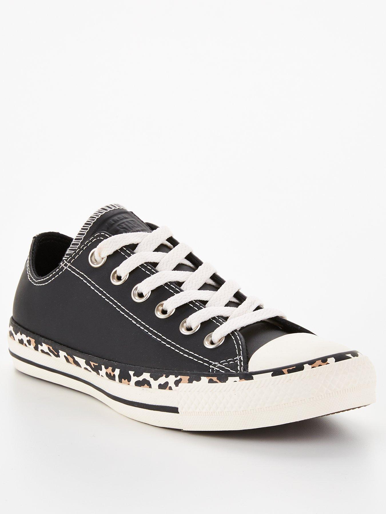 leopard trim converse