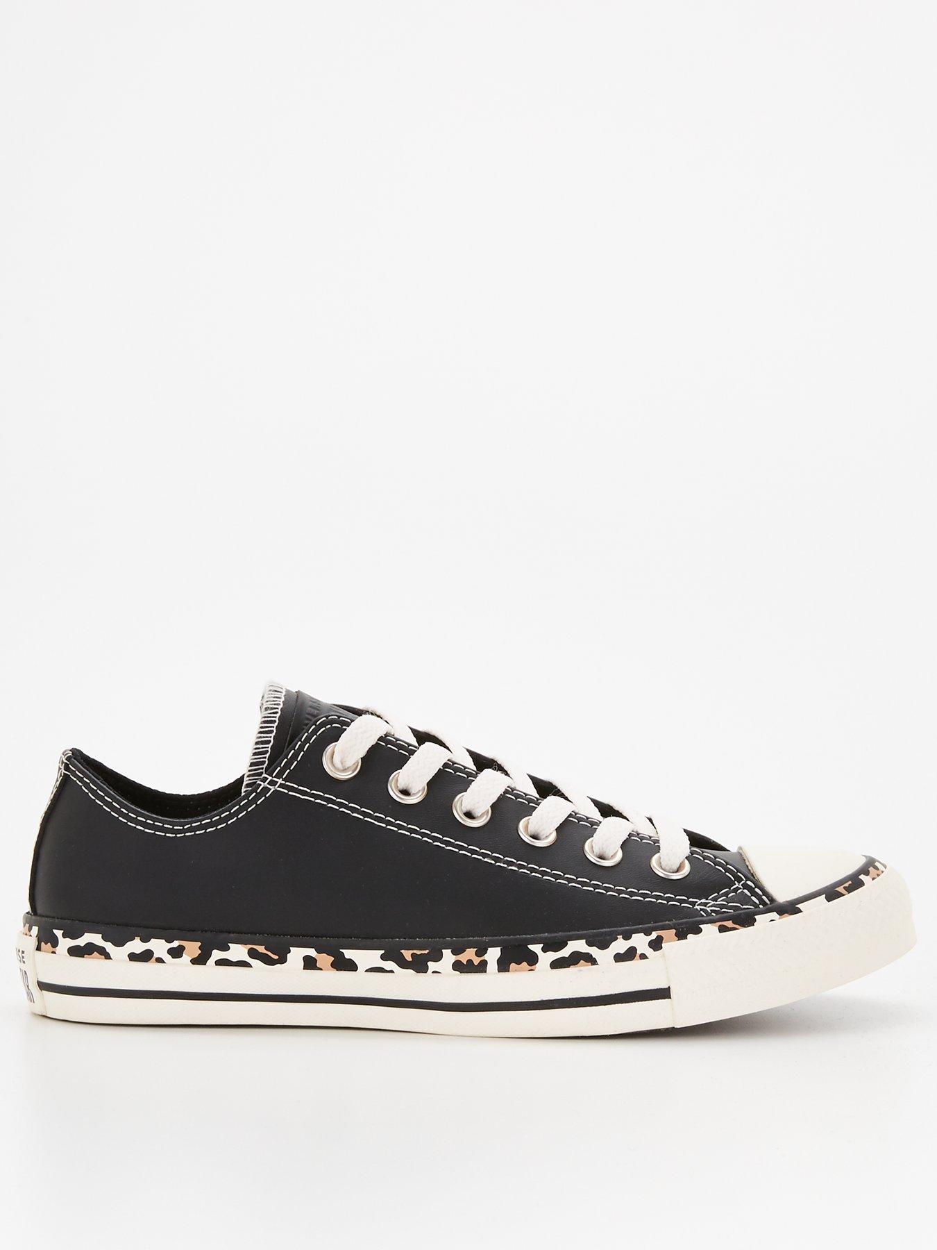 leopard trim converse